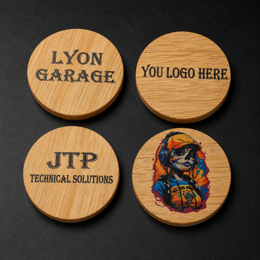 Gepersonaliseerde ronde flesopener met hoogwaardige UV-print